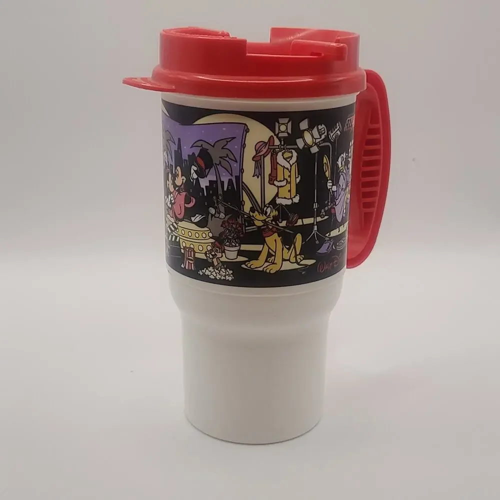 Disney Parks Whirley Drink Works! Mickey Mouse Plastic Drink Mug Cup Christmas